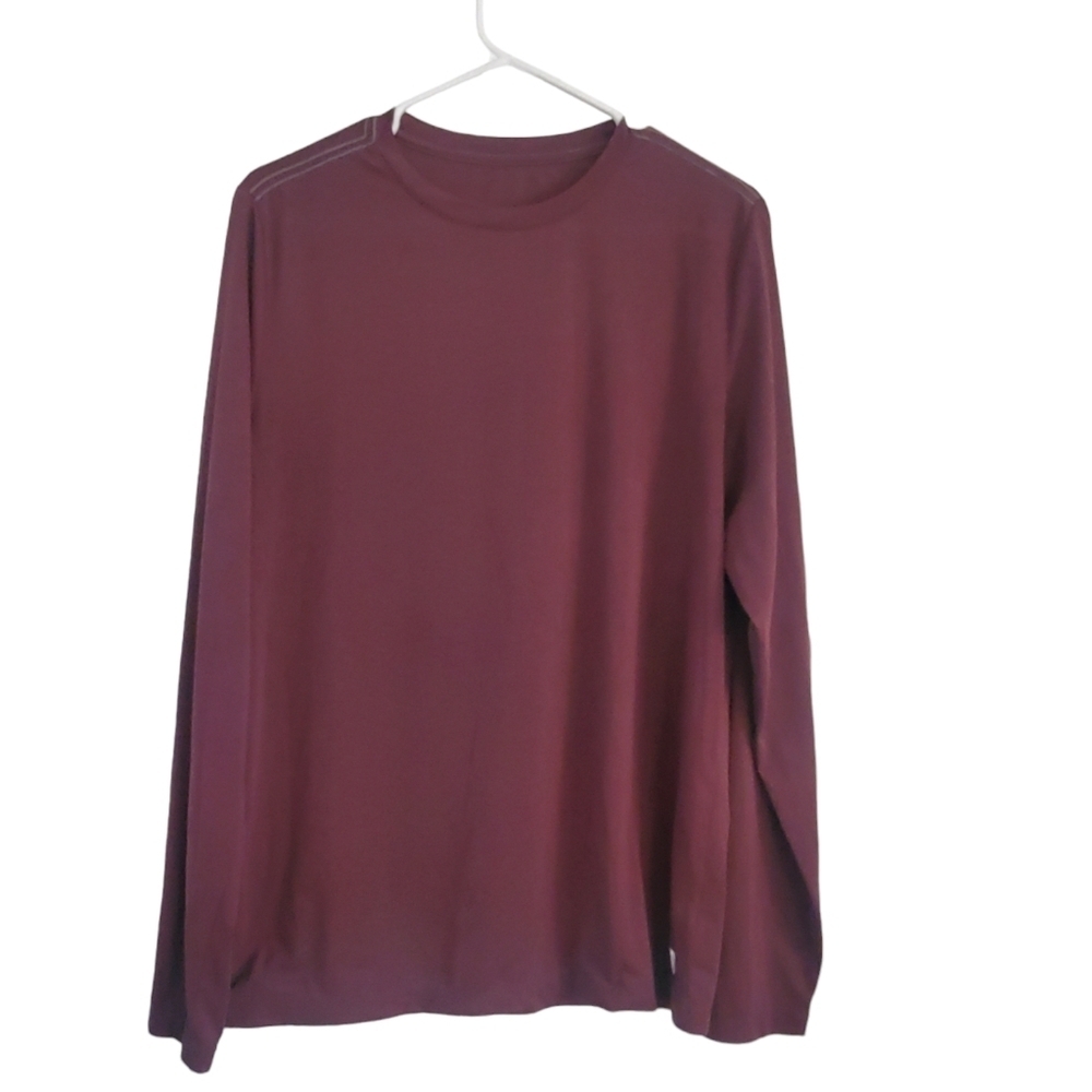 Vuori Women's Long Sleeve Tee - Deep Burgundy